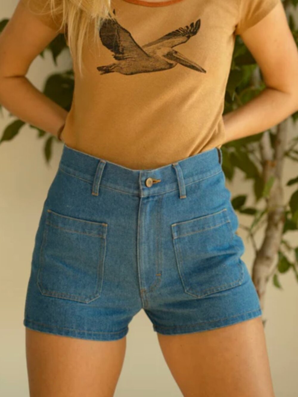 Mollusk Surf Shop Beneteau Shorts in Indigo Denim Sz M
